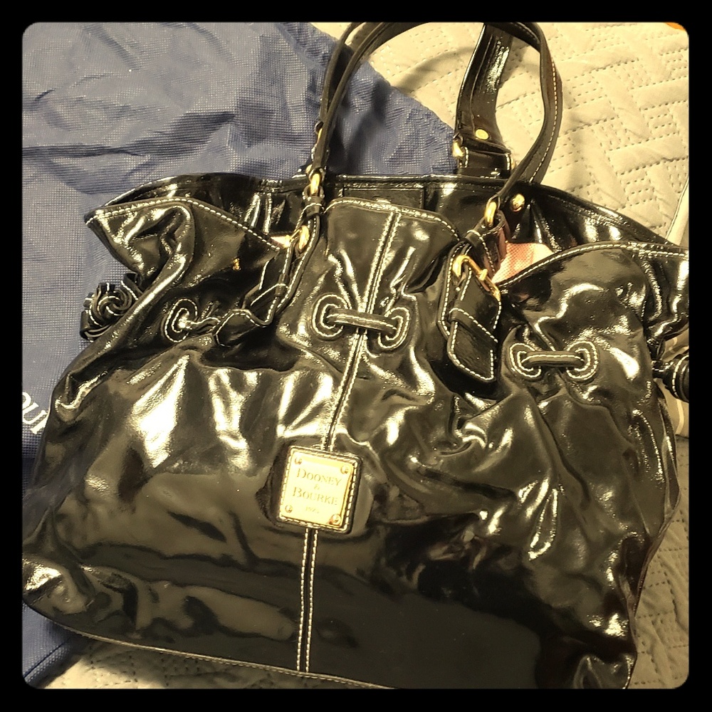 Dooney & Bourke Patent Lather Bag